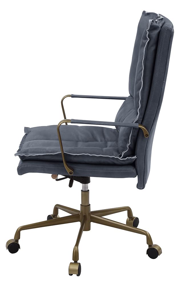 Amazon.co.jp: Acme Furniture Tinzud オフィスチェア グレーレザー