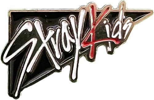 Stray Kids Logo Esmalte Pin Insignia, Metal, Aleación.