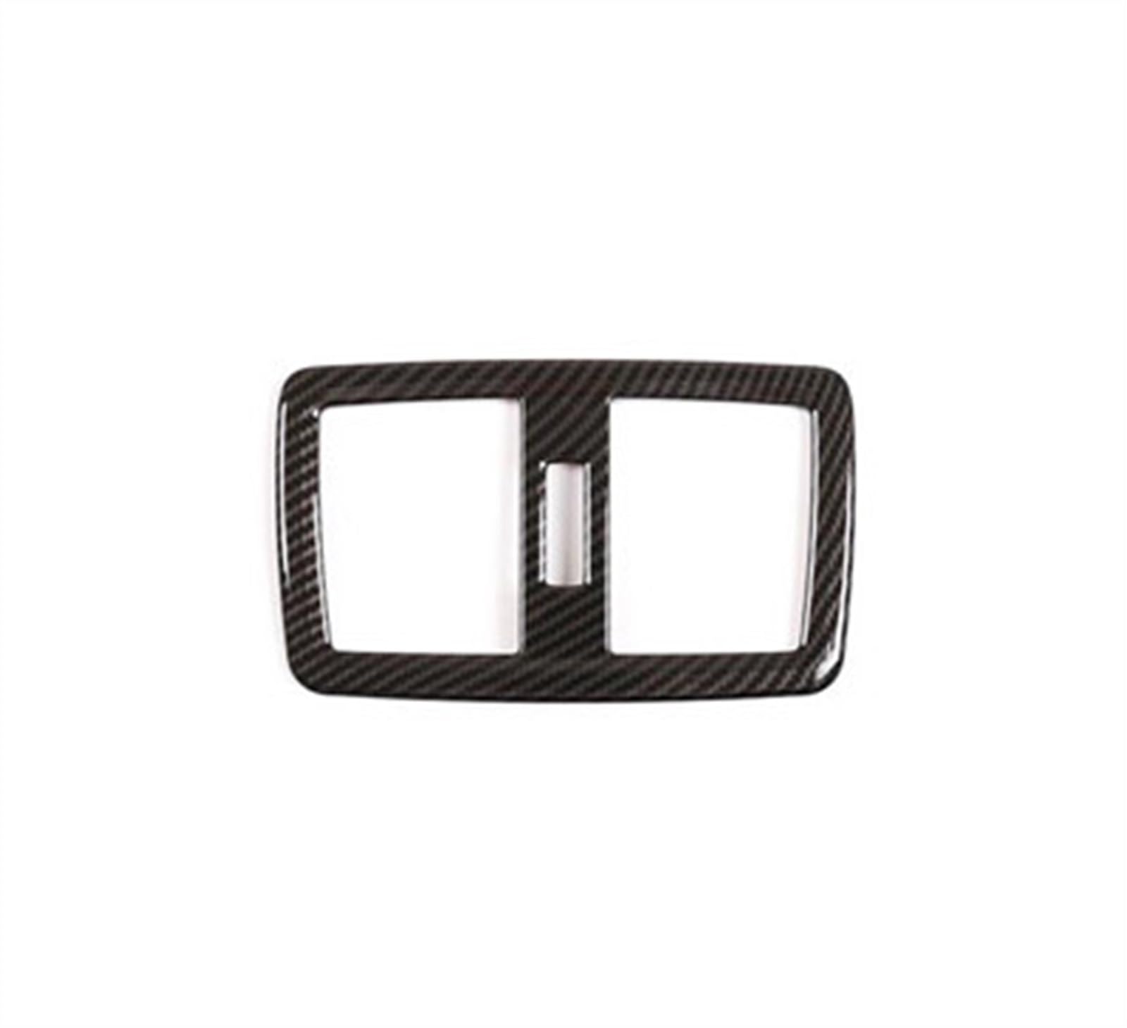 Piwine Abs Carbon Fiber Car Rear Row Air Conditioner Outlet Frame Decorative Sticker For X1 F48 X2 F47 2016-2021