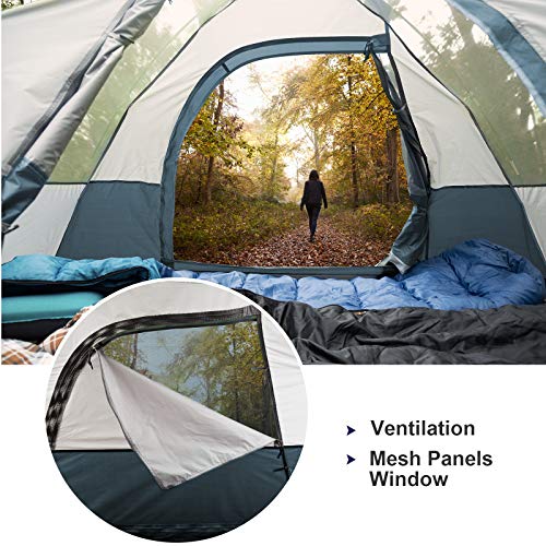 Bessport Camping Tent 2 Person Backpacking Tent Waterproof Lightweight Easy Setup Tent With Two Doors For Outdoor, Hiking Mountaineering Travel #TOP4