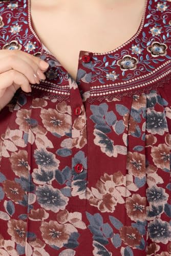 Image of Soulemo Women's Printed Alpine Nighty 1672