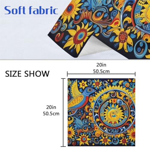 Servilletas de Tela Mexican Talavera Set de 6 miniatura 7