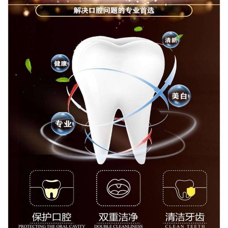 Dentifrice blanchissant à la menthe rafraîchissante, réduction des taches et nettoyage en profondeur dents, soins bucco-dentaires quotidiens 110g(3pcs)