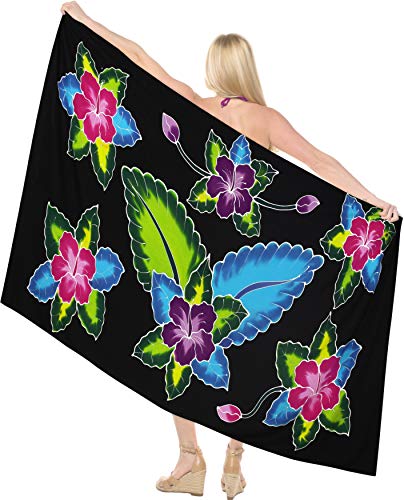 LA LEELA Women's Cover up Sarong Wrap Swimwear Wraps