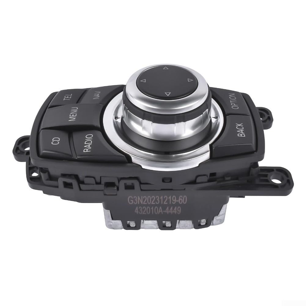 MultiMedia Knopf Schalter Controller Ersatzteil für BMW F07 F01 F02 F03 F04 F10 F11 X3 F25 Kompatibel mit 5er 7er Serie OEM 65829206444 9206446
