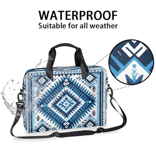Maletín vintage para laptop 15.6-16 pulgadas resistente al agua miniatura 3