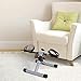 HOMCOM Mini Bicicleta Estática Pedaleador de Ejercicio Plegable con Resistencia Ajustable Entrenamiento...