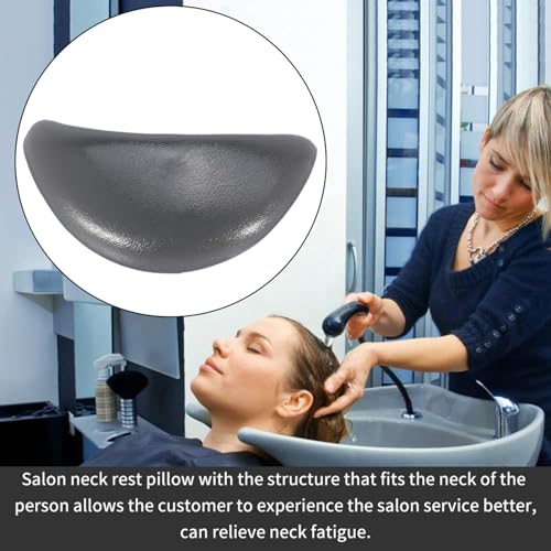 Salon Nackenkissen, Nackenkissen Friseur, Nackenkissen Waschbecken Weiches Vertikales Shampoo-Schüssel-Nackenstützenkissen aus Silikon für das Haarwaschbecken im Salon