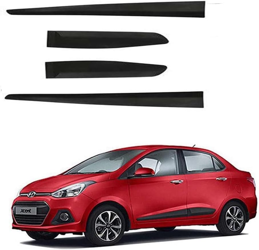DriveStylish Car Door Body Side Beading/Molding/Cladding for Hyundai Xcent Set of 04
