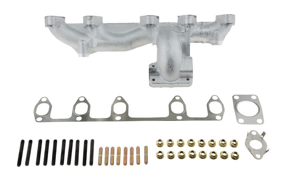 Collettore Di Scarico Più Set Di Guarnizioni In Ferro Duttile Compatibile con 2.5TDI 2006-2013 076253031A 076253031