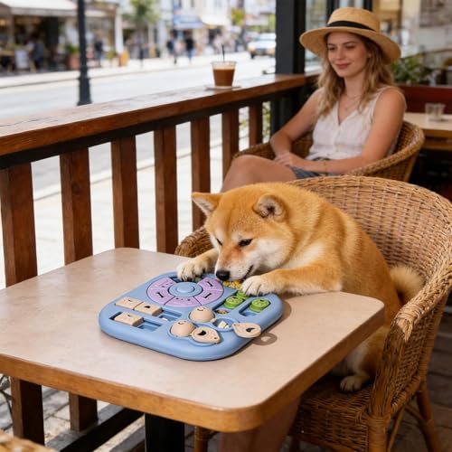 Stimulation Mentale pour Chiot Chat avec ce Distributeur de Croquette - 3