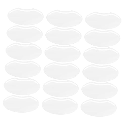 Kisangel 100 piezas de máscara de ojos de peluquería para cortes de pelo, cubierta protectora para la cara evita que el cabello caiga en los ojos