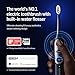 Soocas NEOS II - Electric Toothbrush with Water Flosser, Sonic Electric Toothbrush for Adults, Cordless Water Flosser for Travel, Portable Oral Irrigator, Up to 100% Plaque Removal, Dark Violet