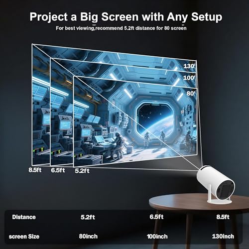 WellSonic Mini Projector 4K Support HY 300 RPO+ の商品画像 6