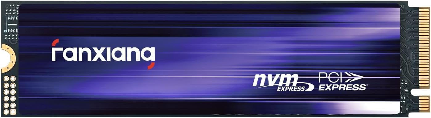 fanxiang SSD 4TB PCIe 4.0 NVMe SSD M.2 2280 Disco Duro Interno- hasta 7300 MB/s Compatible con Escritorio y portátiles, ssd ps5