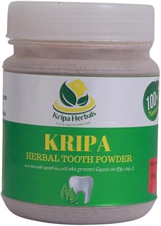 Kripa Herbal Tooth Powder |Healthy Gums/Herbal Tooth Powder/Sensitivity Relief/Oral care| Chemical free |60 gm (pack of 2)
