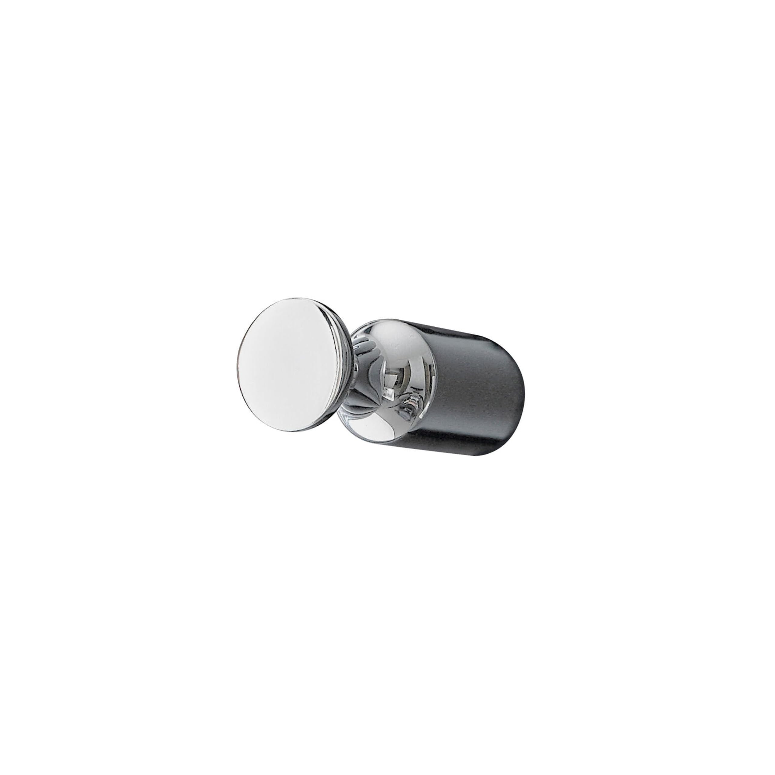 Balterley Silver Radiator Hooks For Robes And Towels, Round Chrome Peg Style Hook, Bathroom Radiator Towel Hooks For Round Tube Radiators, Metal Towel Hook For Radiators - 25 X 25 X 62Mm (Chrome)
