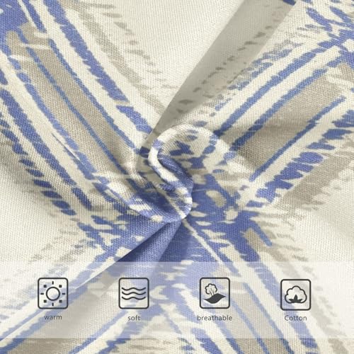 Girls' Breathable Triangle Panties Toddler Cotton Underwear for Girls Modern Plaid Design in Sizes 2T,3T, 4T, 5T, 6Y and 8Y3