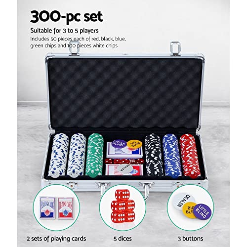 image for Generic Party Central 300 Piece Poker Game Set, Host The Ultimate Poke