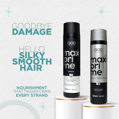 Image of Qod Professional Max Prime After Treatment Shampoo & Hair Mask 300Ml | Sulphate Free | Sodium Chloride Free