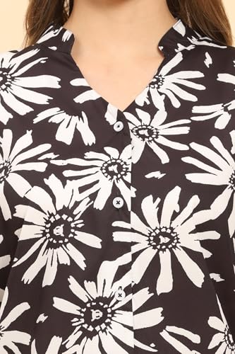 Image of Womens Printed Casual Shirts and Shorts Set 2-Piece Co Ord Set for Women Vacation Outfit
