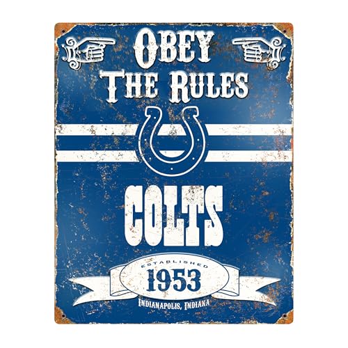 Party Animal NFL Football Embossed Metal Vintage Wall Décor, Heavy Duty Metal Wall Art for Bedroom, Office, or Fan Cave, 14.5 Party Animal NFL Football Embossed Metal Vintage Wall Décor, Heavy Duty Metal Wall Art for Bedroom, Office, or Fan Cave, 14.5