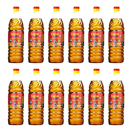 Engine Brand Kachi Ghani Agmark Grade 1 Mustard Oil 1 Liter PACK