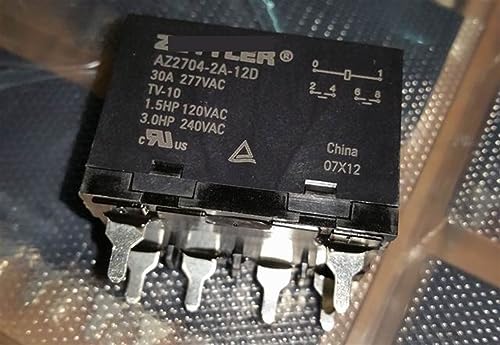 Relais G7L-2A-P-12V-30A haute capacité AZ2704-2A-12D à 6 broches 12V