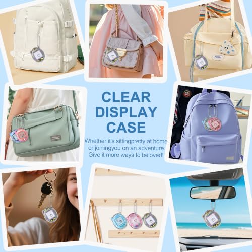 Image of for Tamagotchi Connection V3 Case, Clear Hard PC Drop-Proof Protective Cover, Transparent Portable Carrying Storage Case for Tamagotchi Connection Accessories (Cover Only), Translucent
