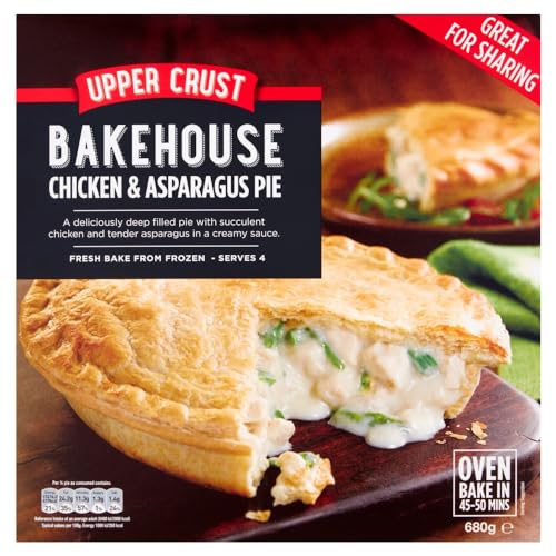 UpperCrust Filled Chicken and Asparagus Pie 680g (Frozen)