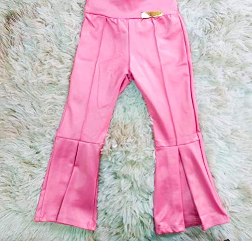 Calça Maxxi Flare Couro Fake Infantil 02 Ao 10 Nina Kid's (8)