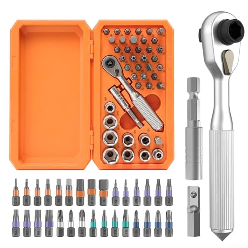 Kit de Llaves de Carraca Profesional 42 Piezas miniatura 1