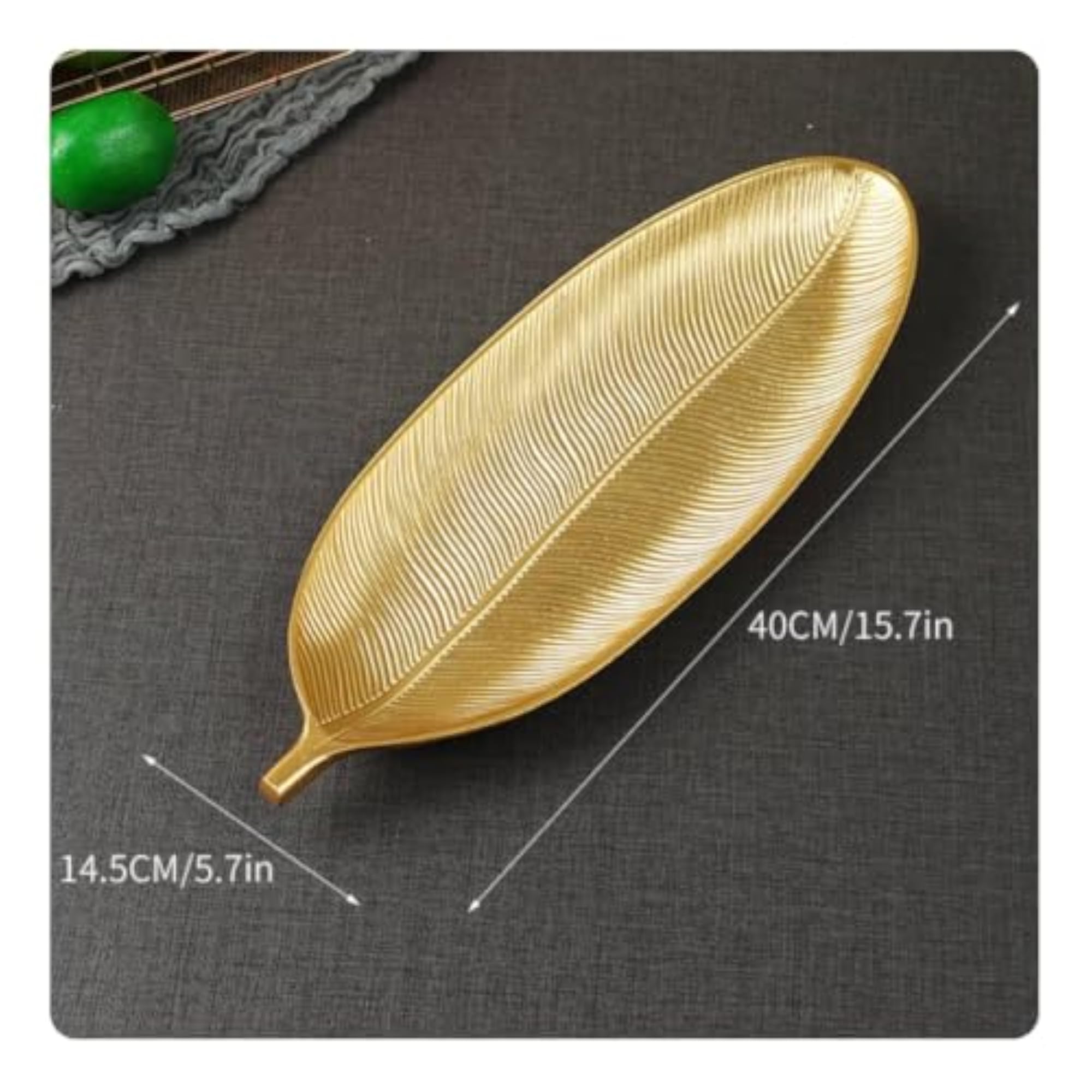 Gold Decorative Fruit Tray for Coffee Table