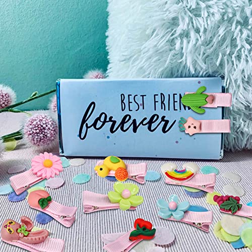 Owiizi 30 Pieces Baby Girls Hair Clips Animal Fruit Flower Pattern 1.5" Toddler Hair Alligator Clips Cute Baby Barrettes Hair Accessories For Girls Infants Toddlers #TOP4