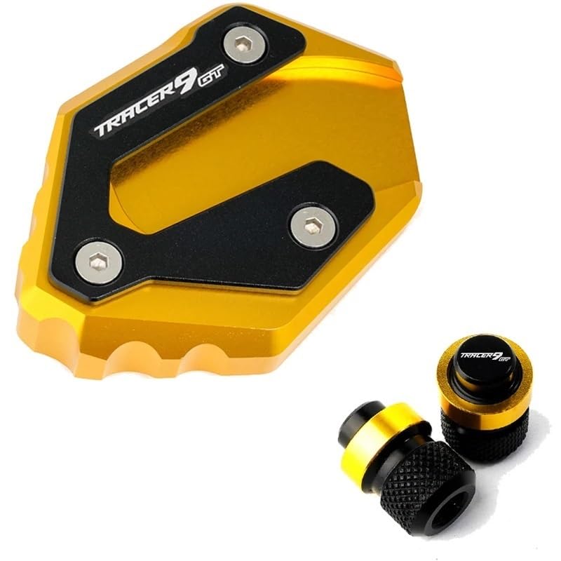 Extension béquille latérale TRACER 9 GT sol meuble plaque support moto