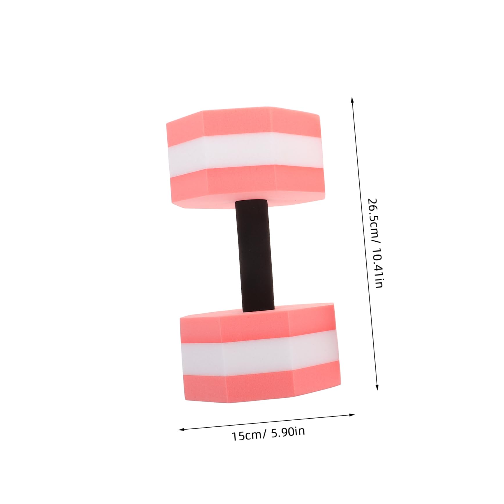 HONMEET 1 Pair Lightweight Eva Dumbbells for Water Aerobics Octagonal Pool Weights for Aquatic Exercise Suitable for All Ages Durable and Equipment