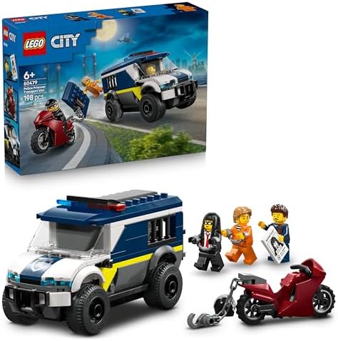 LEGO City Furgoneta de Transporte Penitenciario de Policía de Jug...