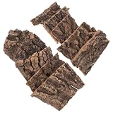Cabilock Reptilienplattformen aus Baumrinde als Kletterhilfe 10 Stück Holz