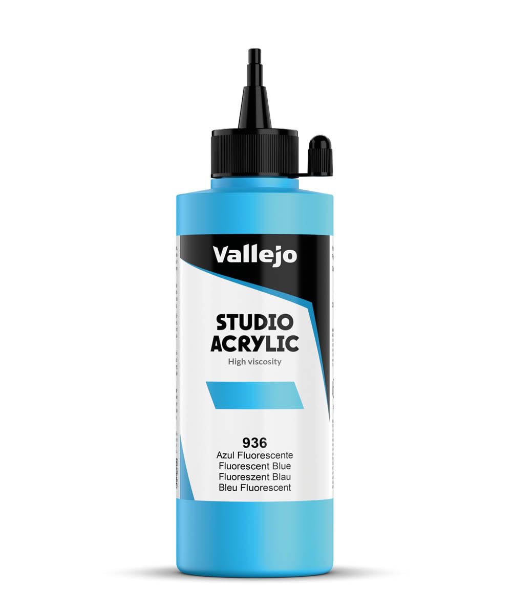 AV Studio Acrylic : 200ml Blue Fluorescent