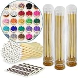 Decorative Matches in Mini Match Cloche Glass Jar Set | 4