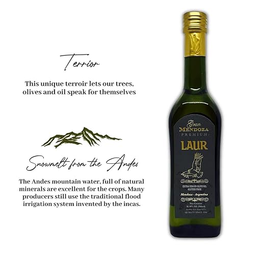 Miniatura 4 de Argentina - Galardonado - Gran Mendoza - Aceite de oliva virgen extra | Botella de vidrio de 16.9oz