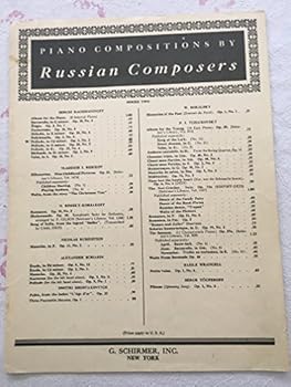 Sheet music Prelude, in C Sharp Minor Op. 3, No. 2 (Piano Compositions by Russian Composers, Series Two) Book