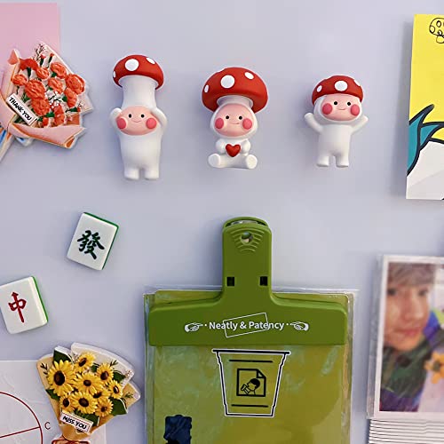 Imanes de Refrigerador en Forma de Hongo Cartoon, Paquete de 3 miniatura 4