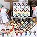 Bememo 150 Pcs 50 Set Little Jesus Figurines Bulk Jesus Love You Mini Rubber Toys Sets to Hide and Seek Religious Party Favors Sunday School Christian Back to School Gifts(Classic Color,Open Hands)