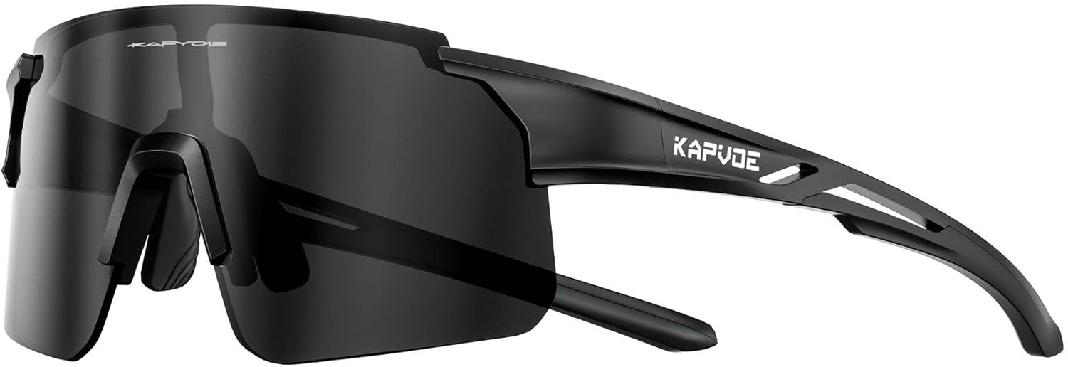 KAPVOE Kids Baseball Glasses Youth Sports Sunglasses Softball Cycling Running Shades Boys Girls Age 3-14 - K9035