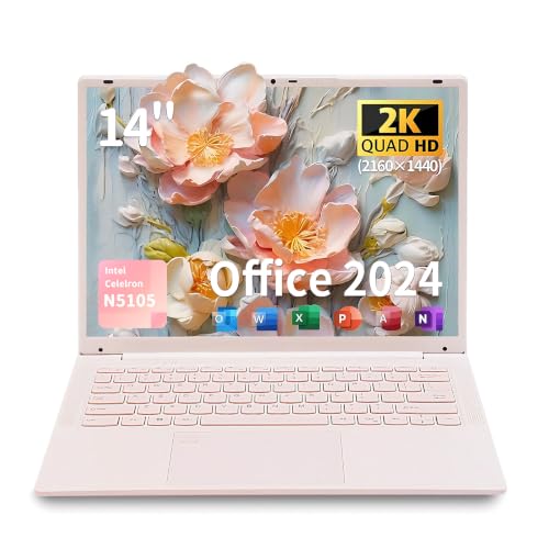 Amazon.co.jp: YHBIN ノートパソコン 14インチ ピンク N5105搭載