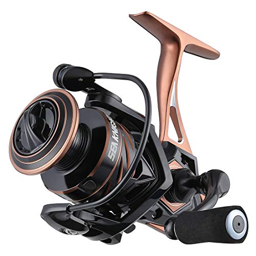 Seaknight Spinning Reel Naga Ii Lightweight Smooth Fishing Reel 9+1 Bb Full Metal Body Max Drag 33Lbs Fishing Reel #TOP26