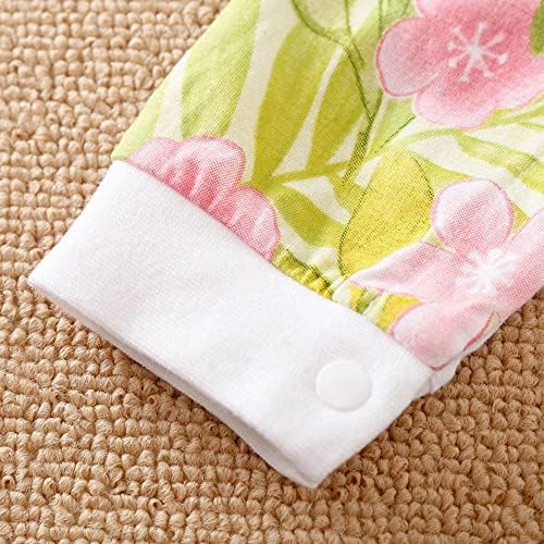 Adorable Floral Print Baby Jumpsuit: Giraffe & Zebra Fun! - Image 6