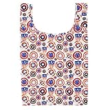 丸眞 エコバッグ Marvel マーベル シャッフルアイコン 再生ポリエステル使用 h63.5×w40×d20cm (収納時:12×12cm)/66g2505033000