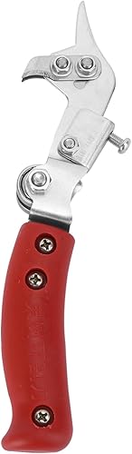 Cortador de anillas eficiente para pelador de troncos de corteza, anillo de árboles frutales, color naranja, tamaño ajustable para árboles